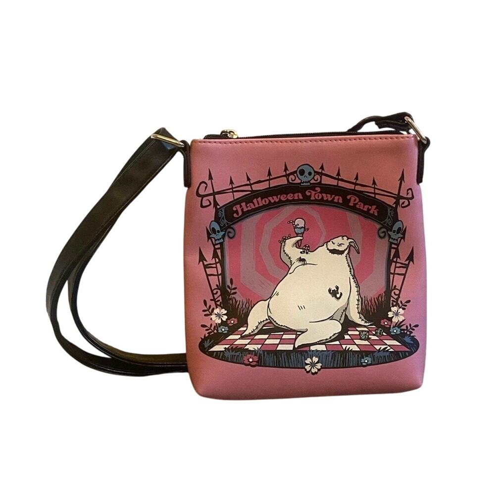 Loungefly Purse Women’s Crossbody Pink Nightmare Before Christmas Oogie Boogie - Picture 3 of 3